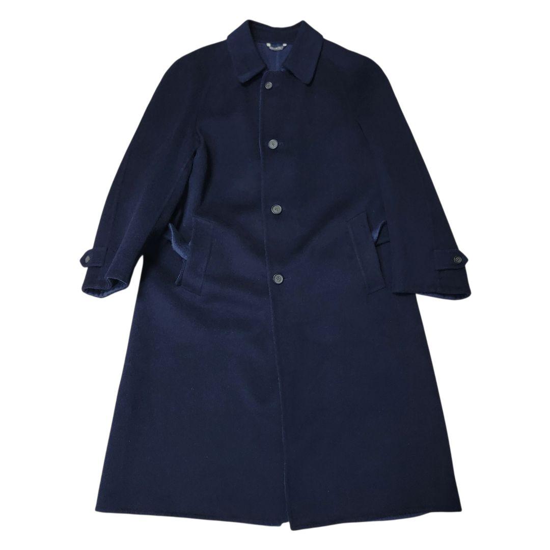 圧巻 羊毛 ダブルフェイス 伊製 ランバン LANVIN ステンカラーコート