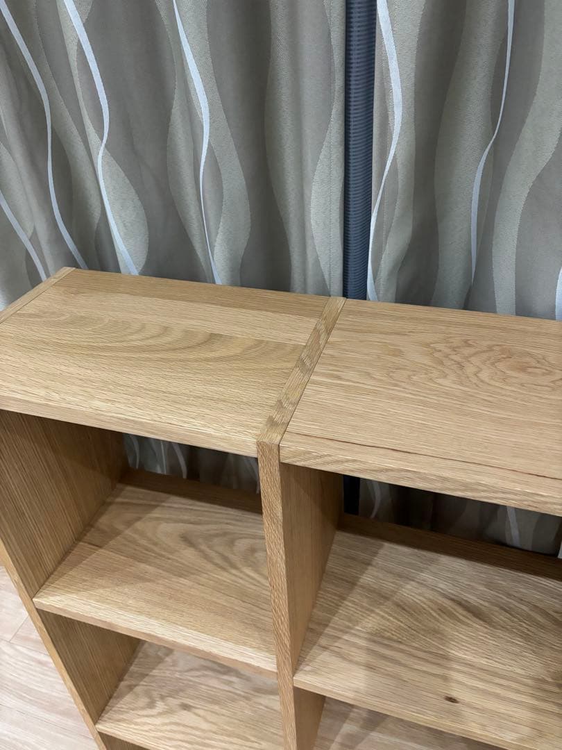 無印　スタッキングシェルフ　ナチュラルウッド 2×3オープンシェルフ