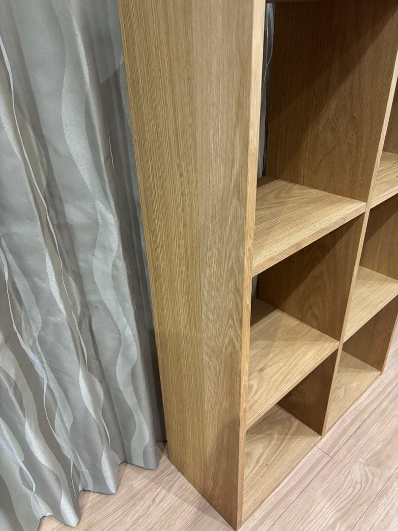 無印　スタッキングシェルフ　ナチュラルウッド 2×3オープンシェルフ