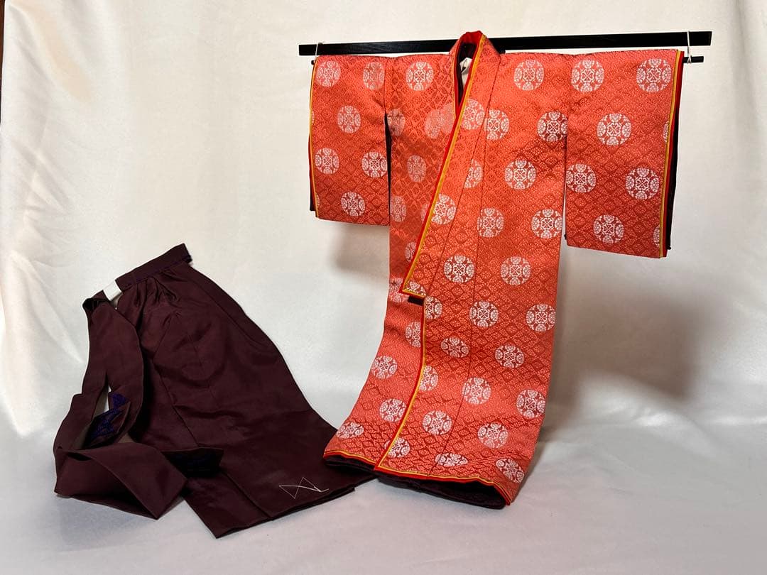 有職雛 高倉家 衣紋道 小袿 単 雛人形 ひな人形 衣装 着物 ドール用