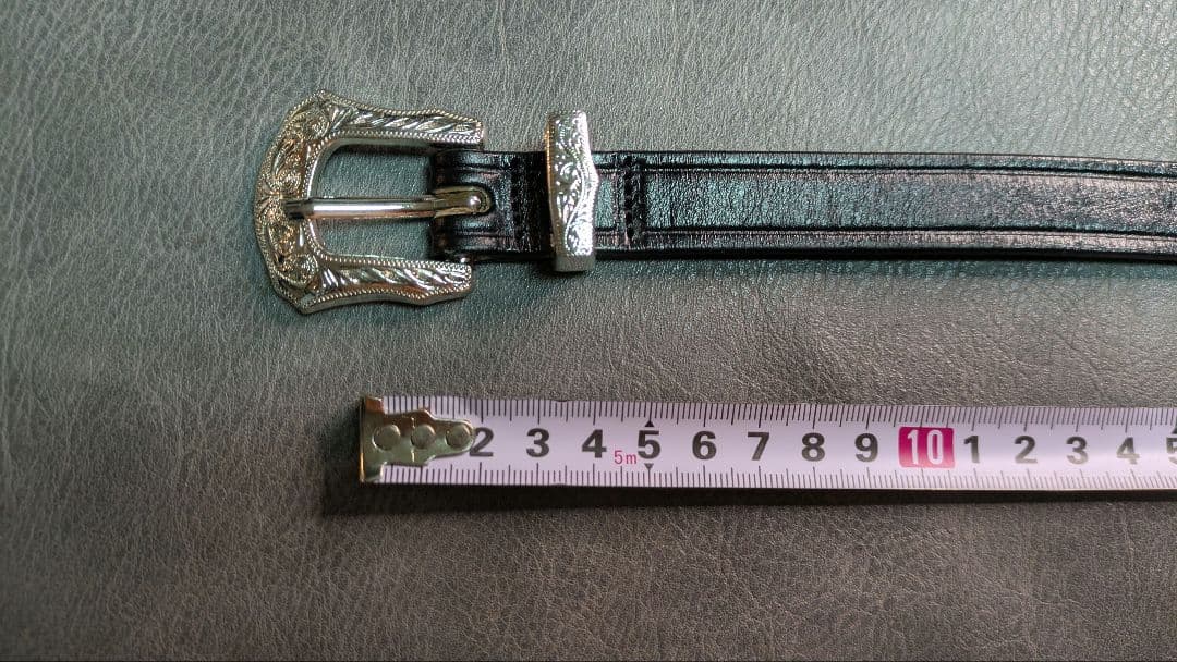 TORY LEATHER(トリーレザー)ウエスタンベルト 32 ブラック