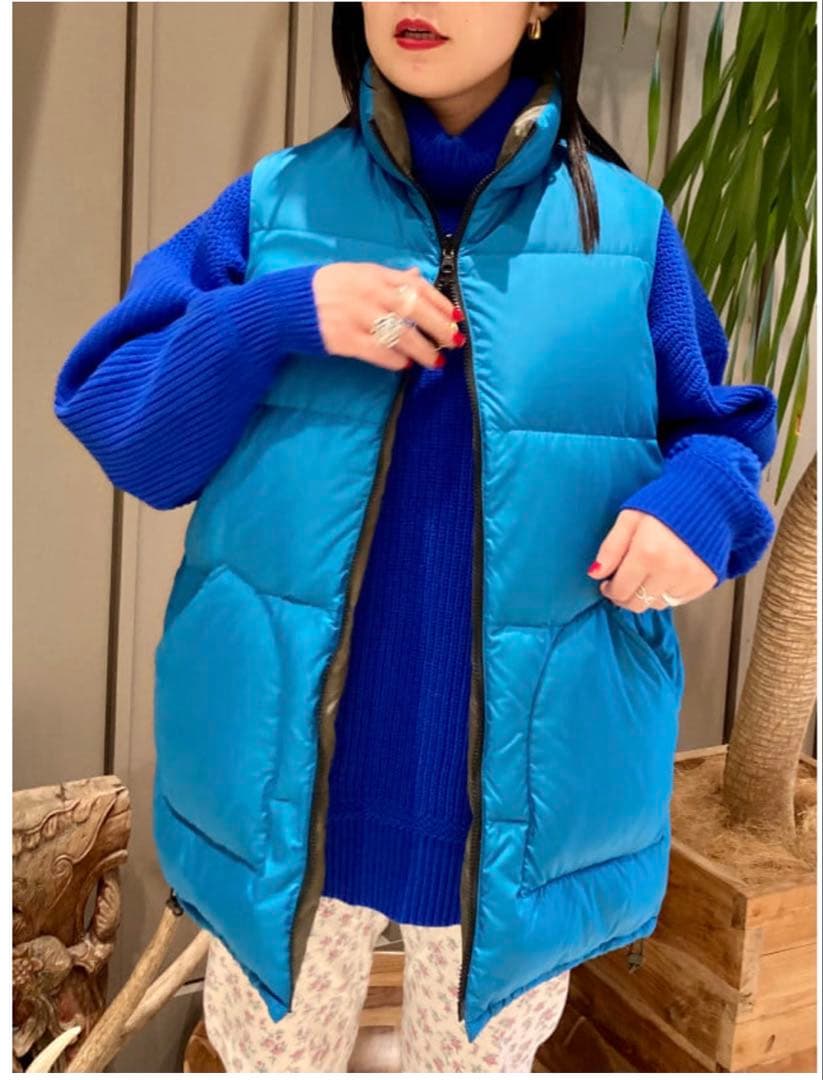 SIERRA DESIGNS × BEAMS BOY リバーシブル ダウンベスト