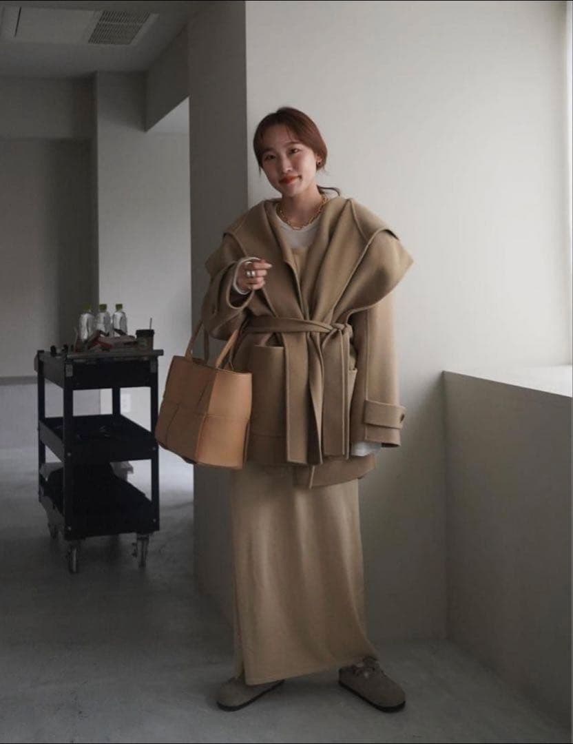 ETRE TOKYOX矢野未希子 フーディーリバートレンチ