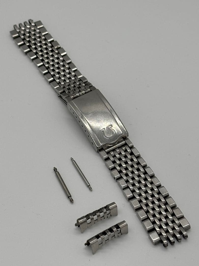 オメガ 純正ライスブレス ベルト 取付幅 18mm【1037】FF570 バネ棒