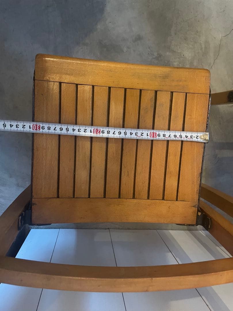 値下！フランス ヴィンテージ キッズチェア 2脚 木製 子供椅子 アンティーク