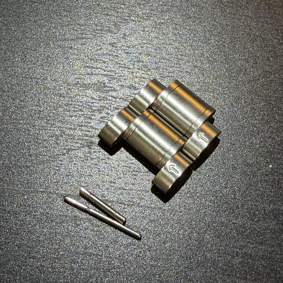 管番161 オメガ 純正スピードマスター ステンブレス 3コマ 16ミリ幅 →中