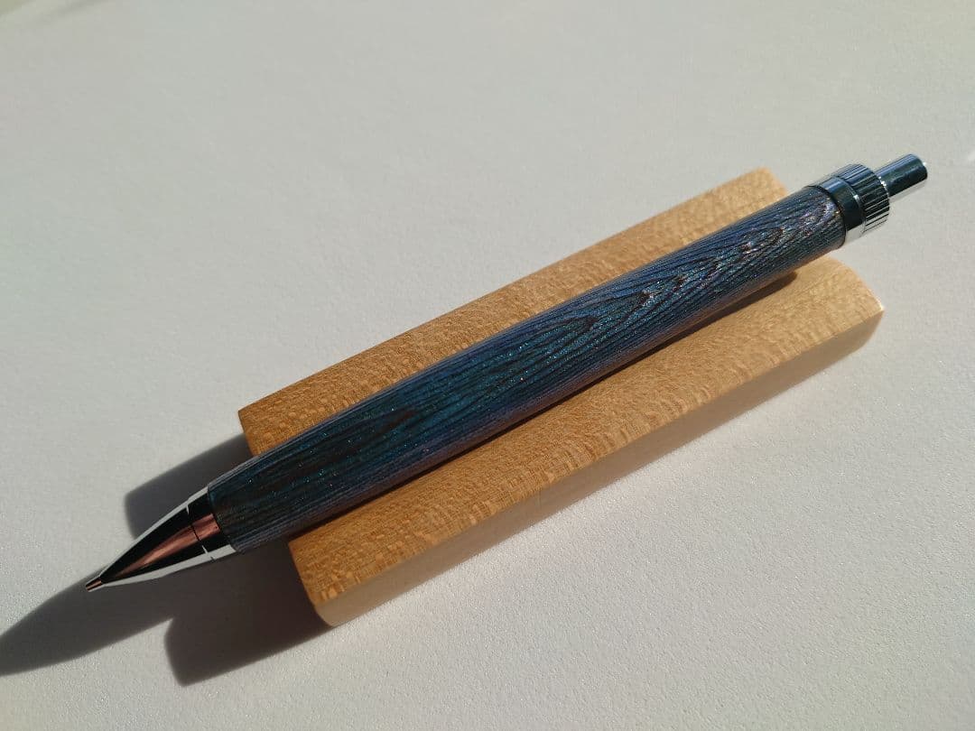 杉　シャープペンシル　浮造り　新うるし　変わり漆　拭き漆