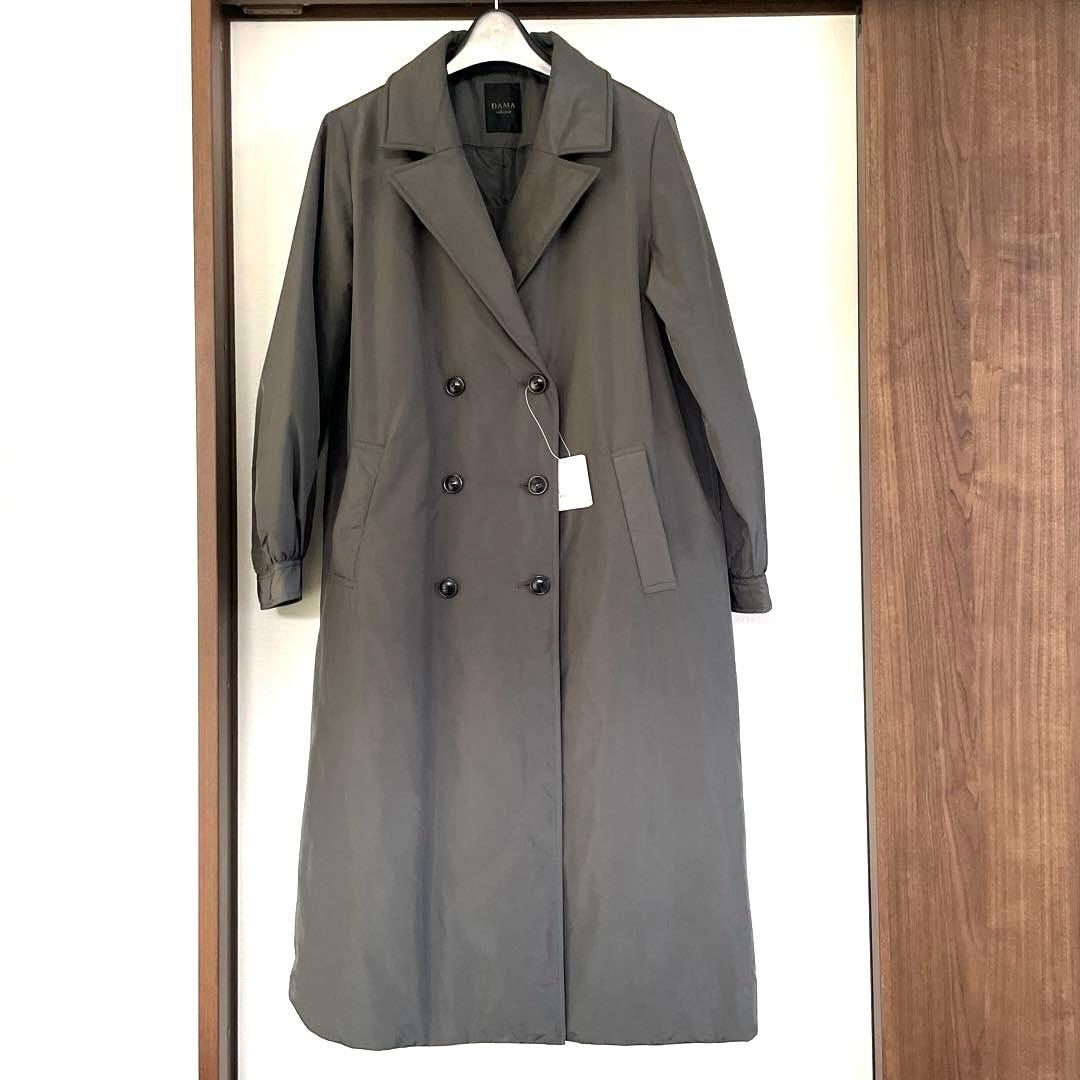 dinos ディノス　ダーマコレクション　テーラードカラーロングコート