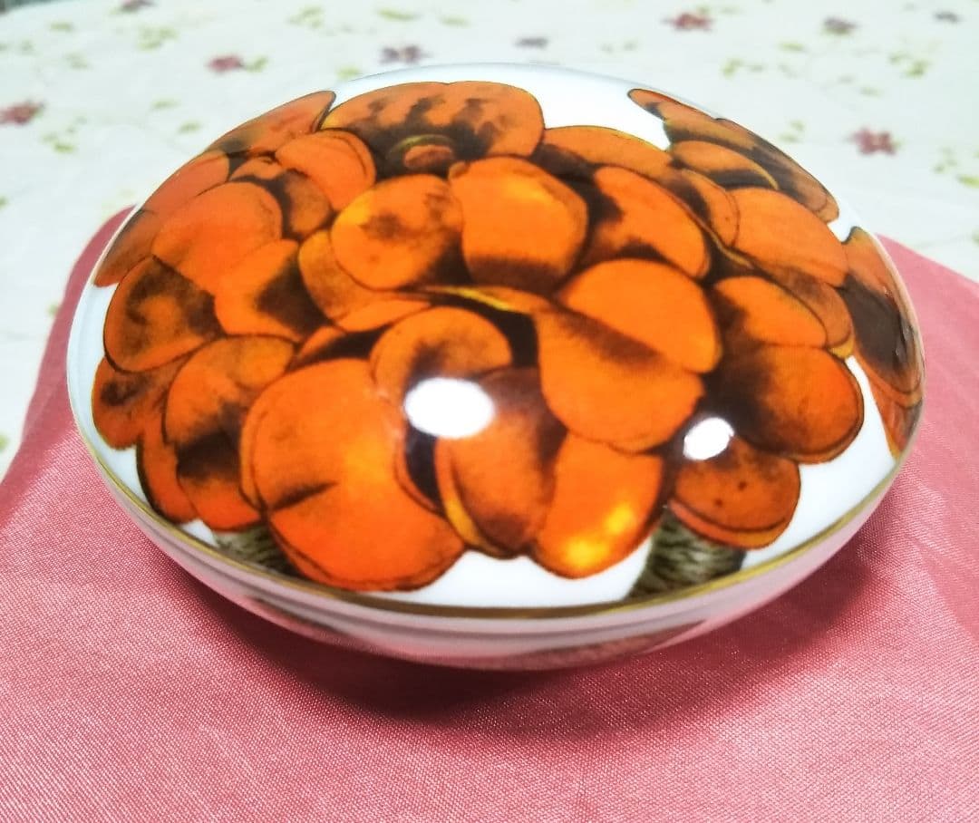 ○2735#0103　ヴィスタアレグレ/アマゾニア磁器製キャンディポット1021