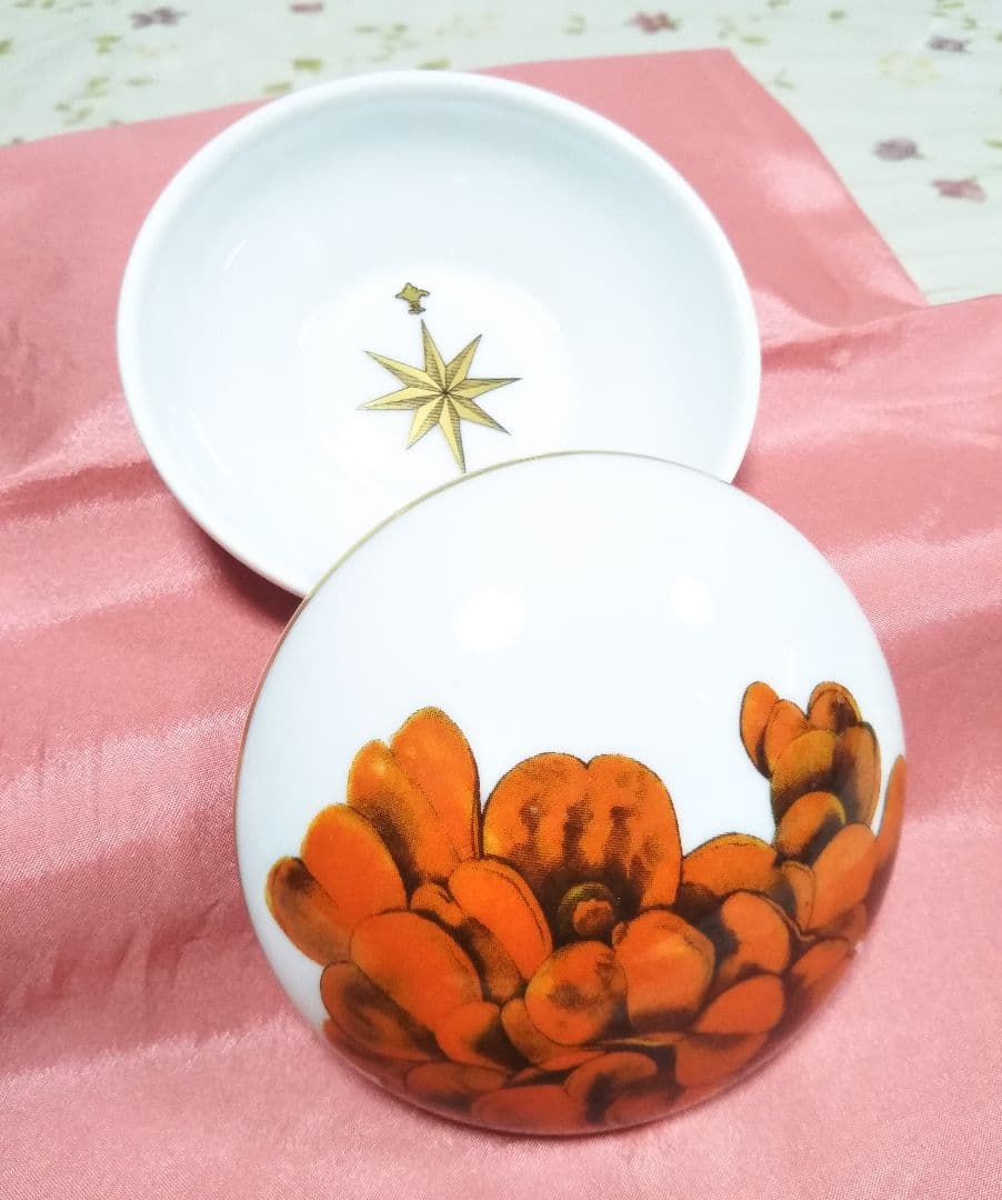 ○2735#0103　ヴィスタアレグレ/アマゾニア磁器製キャンディポット1021