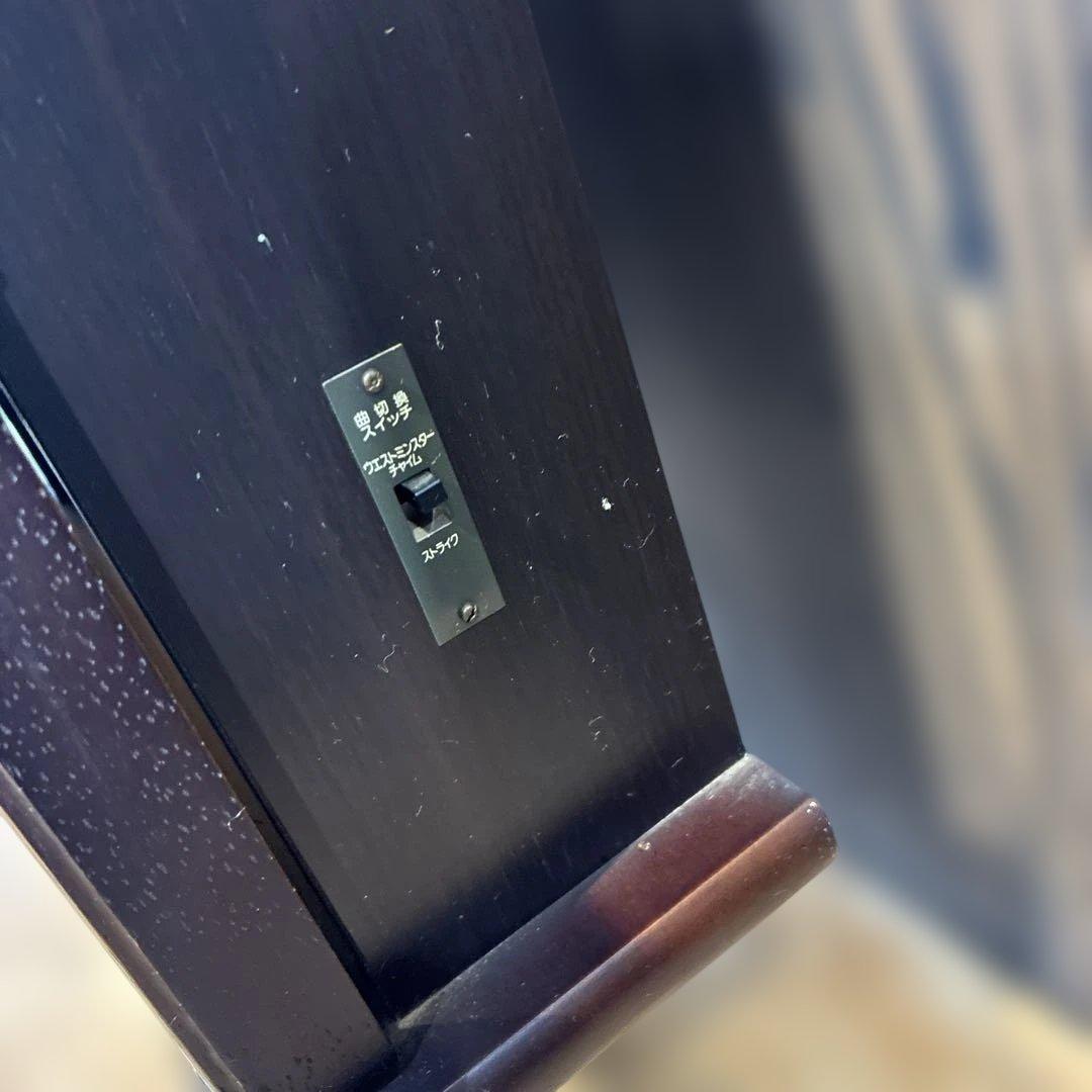 SEIKO 壁掛け 振り子時計 クォーツ 電池式 柱時計 ボンボン時計