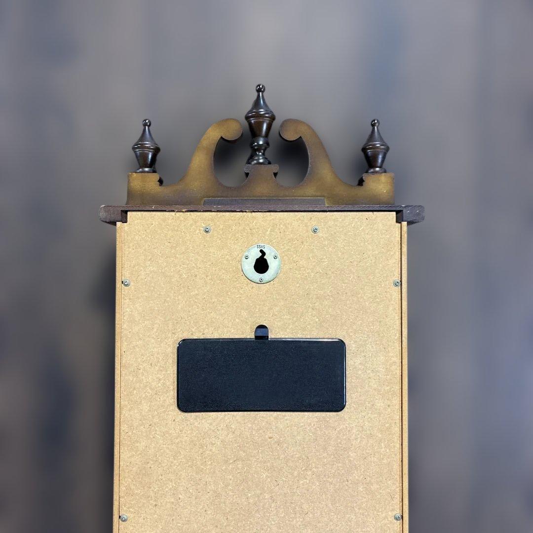 SEIKO 壁掛け 振り子時計 クォーツ 電池式 柱時計 ボンボン時計