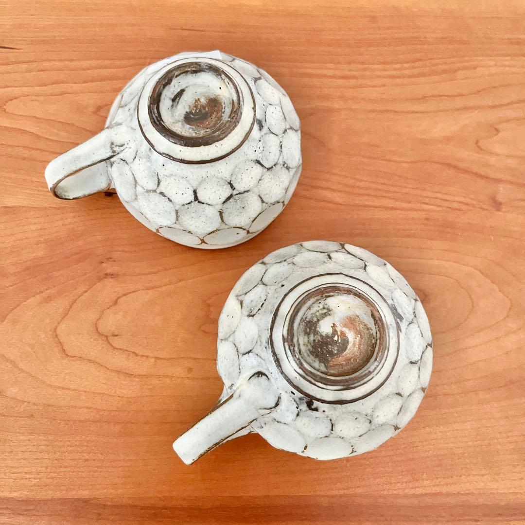 林さとみ　粉引丸そぎ　マグカップ　プレート