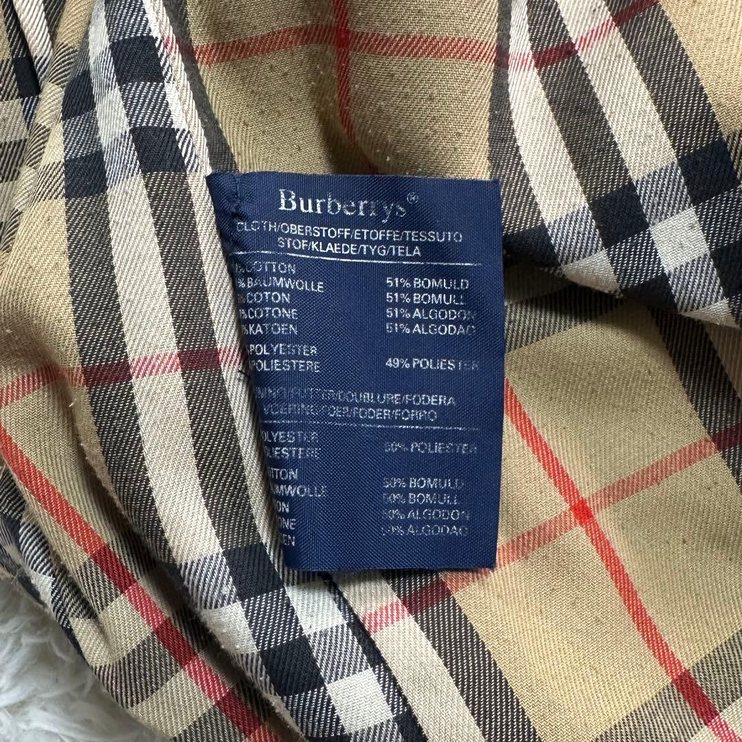 美品 バーバリー 英国製 トレンチコート マキシ丈 ハニーベージュ ベルト付き