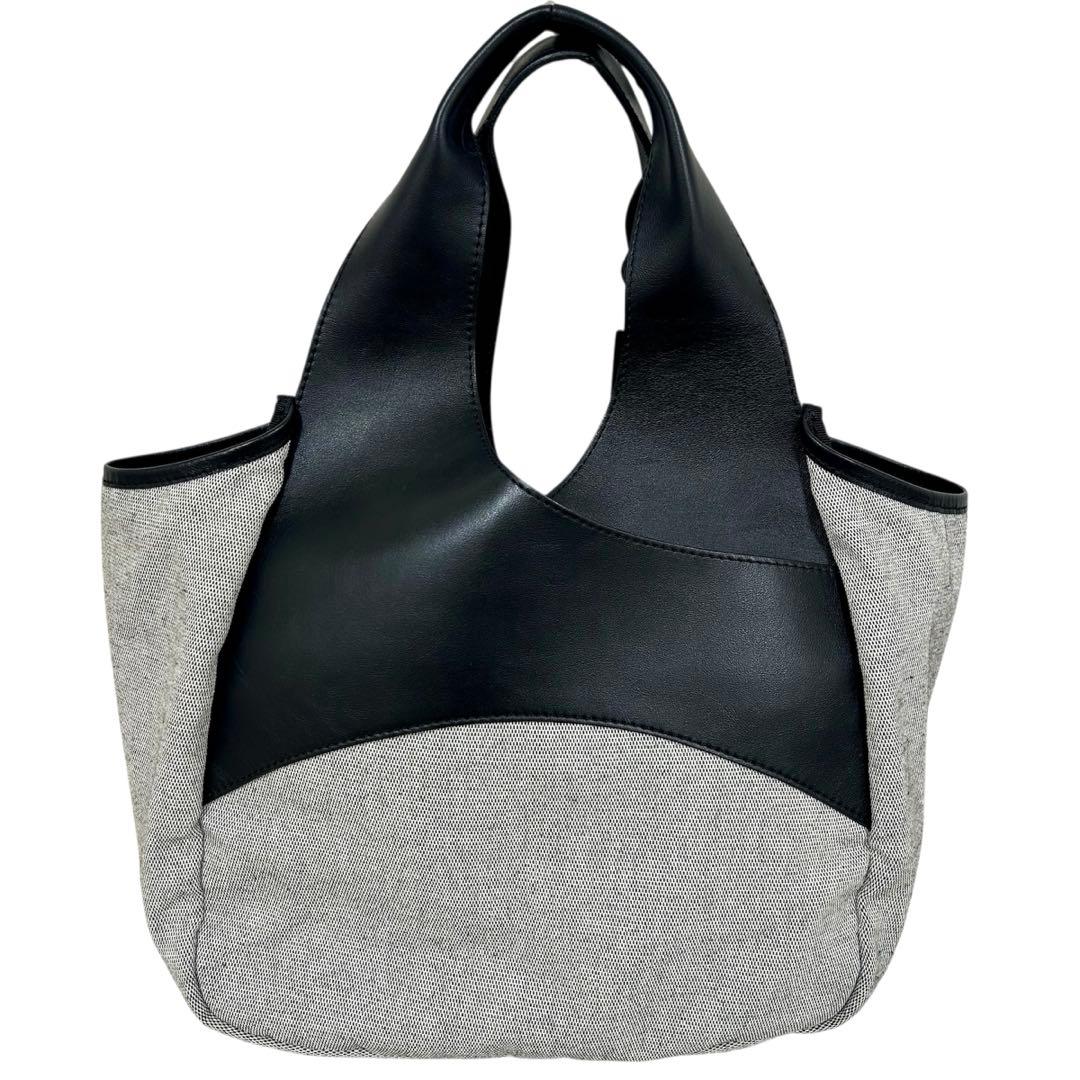 【美品】MARCO MASI マルコマージ イタリア製 本革×キャンバス トート