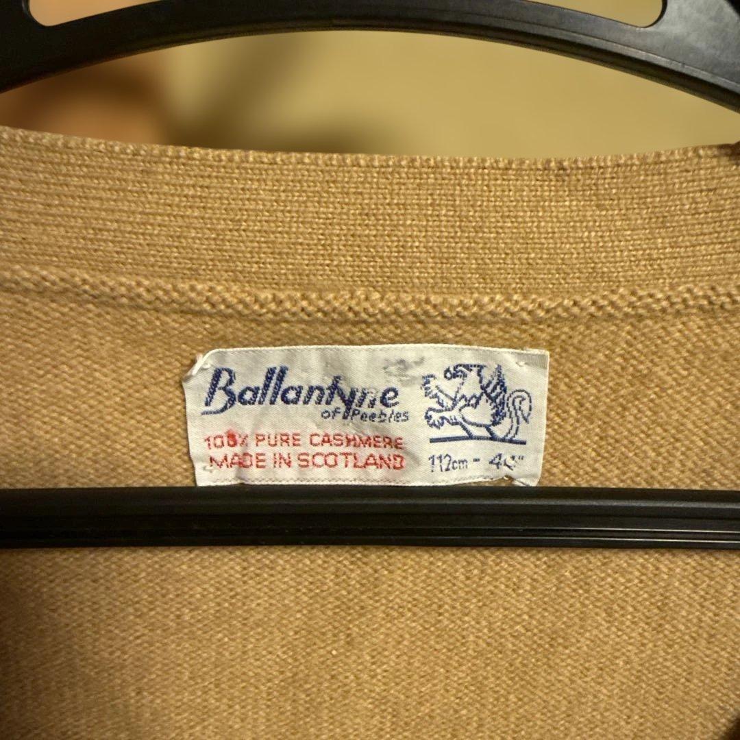 Ballantyne 100% PURE CASHMERE カーディガン　44