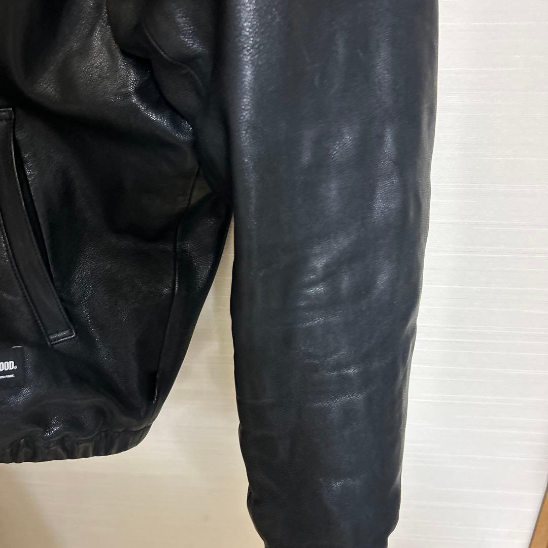 NEIGHBORHOOD ネイバーフッド L 黒 レザージャケット ゴートスキン