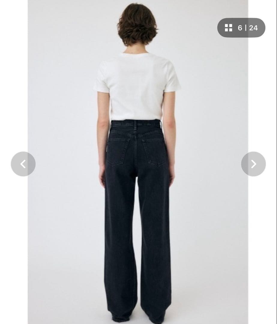 パンツ HW 90S BLK STRAIGHT