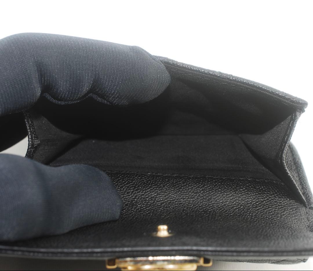 CHANEL＊ボーイシャネル＊キャビアスキン＊三つ折り財布＊マトラッセ