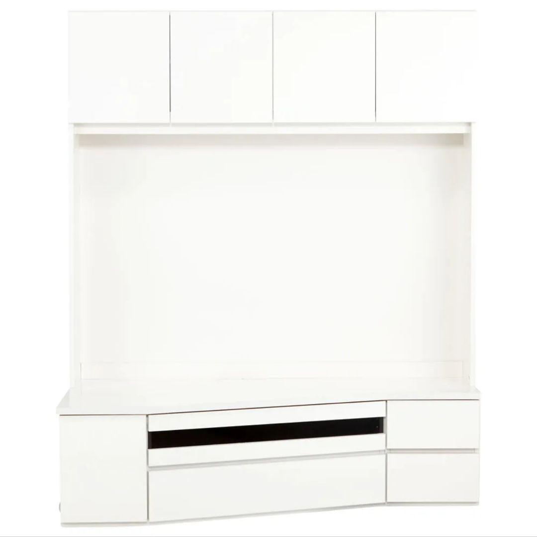 【美品・送料設置込】ディノス コーナー壁面収納 テレビボード 左壁付け(予備付)