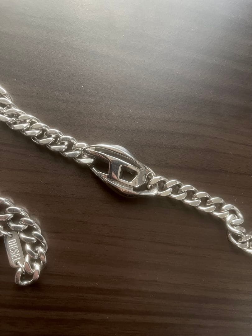 DIESEL シルバー ネックレス 50cm