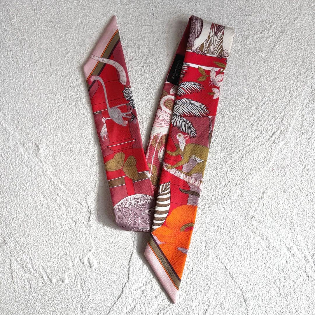 新品同様 HERMES エルメス ツイリー バンダナ プレシャスパラダイス