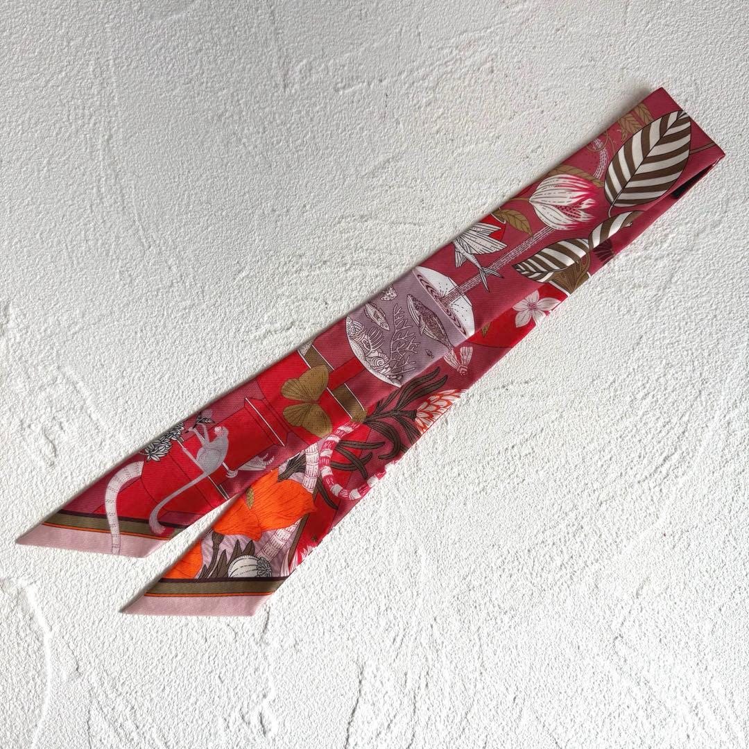 新品同様 HERMES エルメス ツイリー バンダナ プレシャスパラダイス