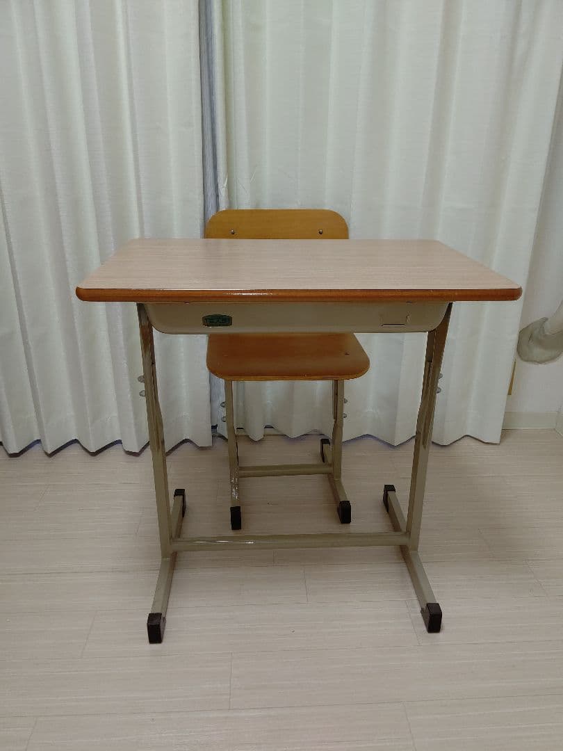 【美品】ミハラ製　学習用可動式机椅子　学校机　学校椅子　学習机　学習椅子　値下げ