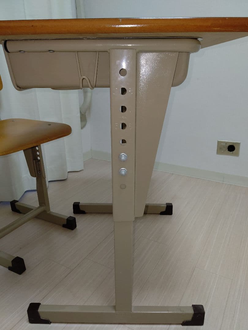 【美品】ミハラ製　学習用可動式机椅子　学校机　学校椅子　学習机　学習椅子　値下げ