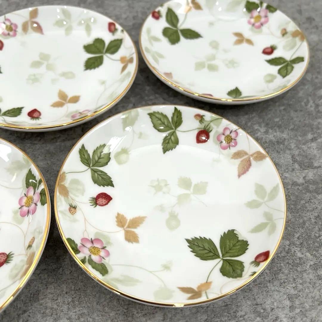  ワイルドストロベリー プチトレイ 小皿 5枚セット