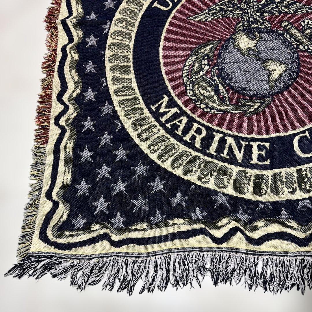 米軍　海兵隊　マルチカバー　ソファカバー　ヴィンテージラグ　160x120