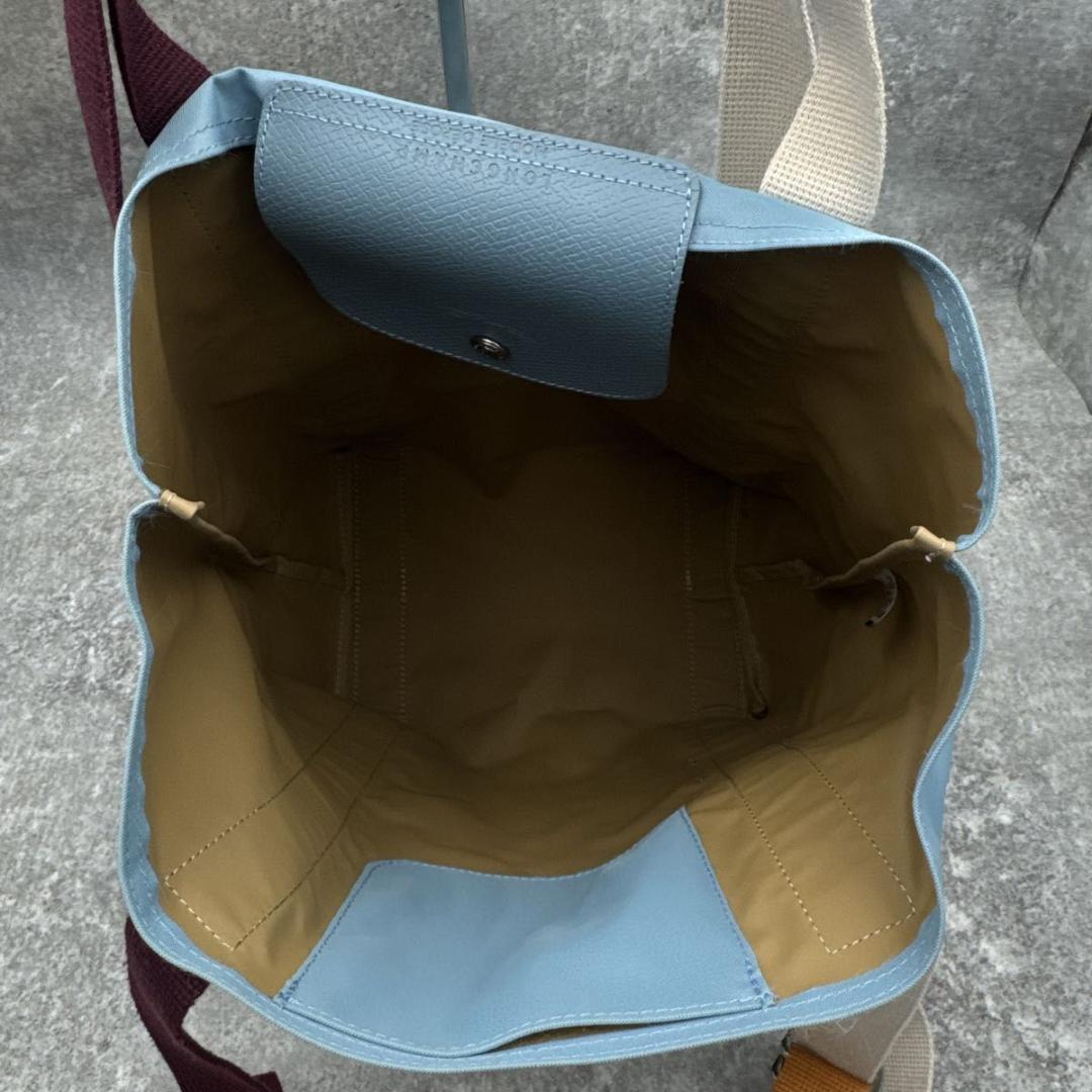 バッグ Longchamp Replay Limited Blue Tote 2023