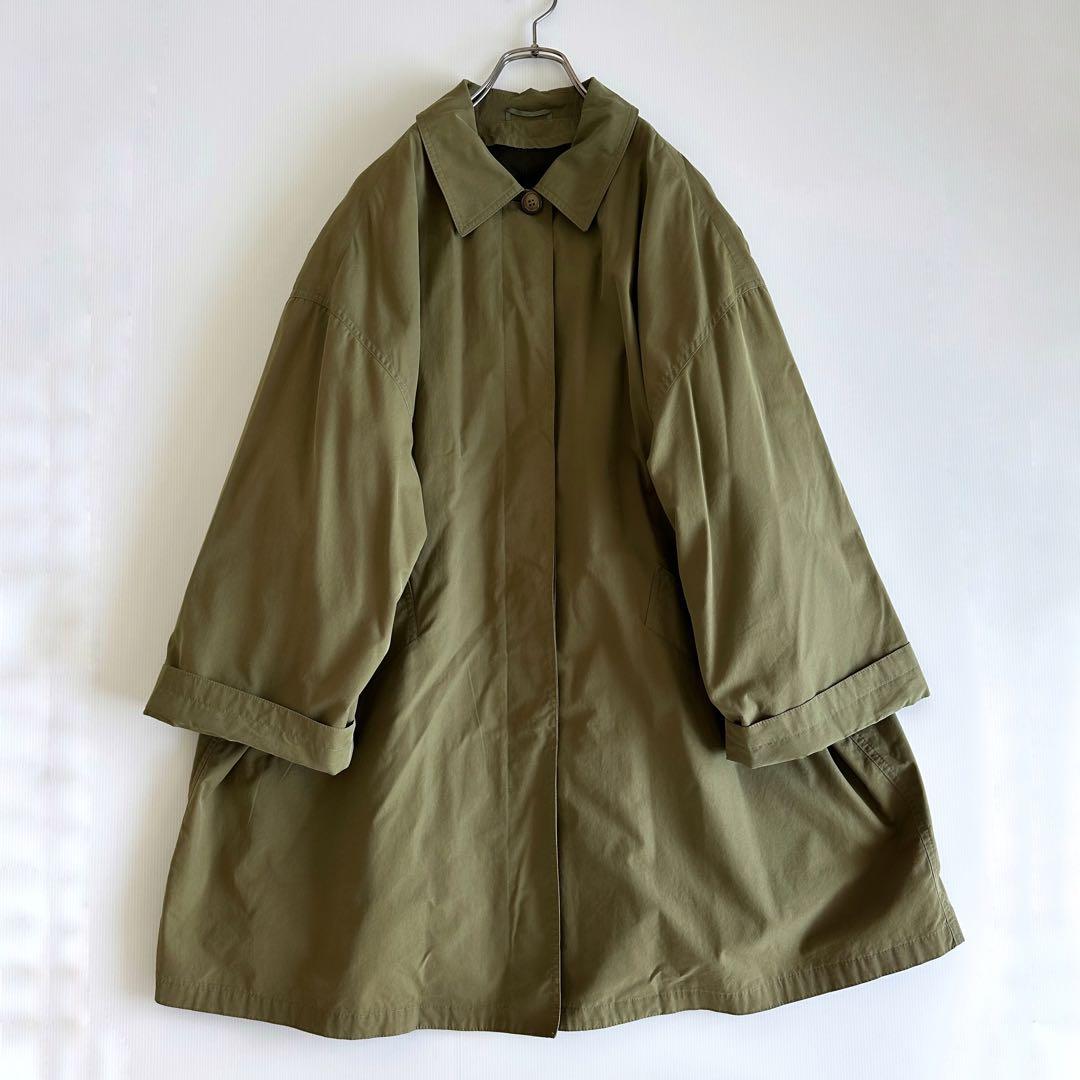 ウィークエンド マックスマーラ / ステンカラーコート カーキ ライナー付き
