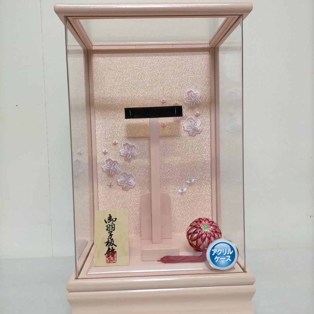 8号 羽子板 ピンク 桜 アクリルケース フラワー