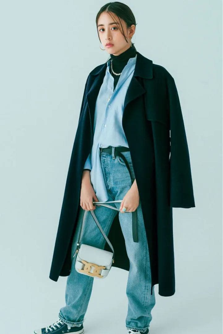 22AW セオリー　カシミヤ混ウールトレンチコート