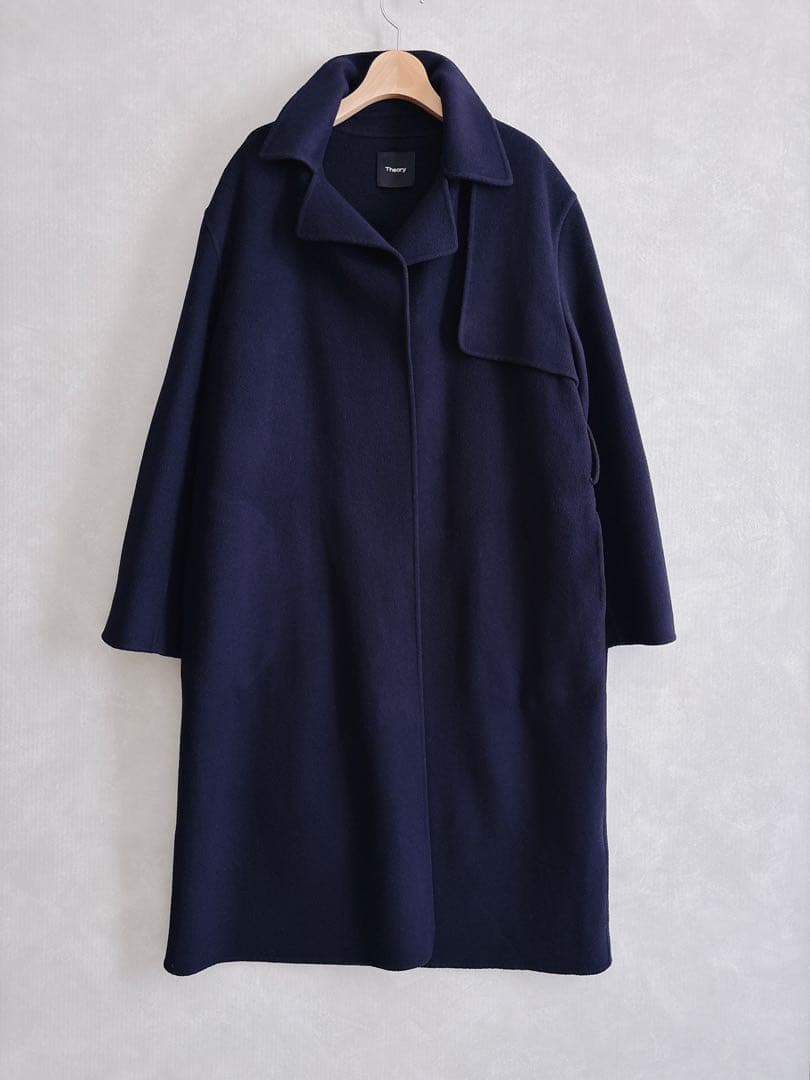 22AW セオリー　カシミヤ混ウールトレンチコート