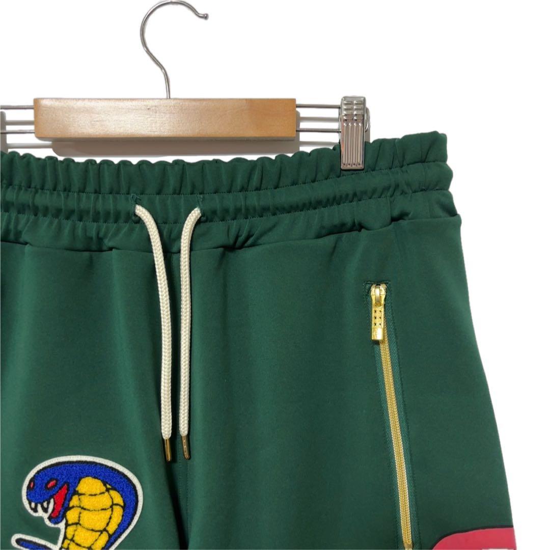 新品 ラッセルノ ゴルフ コブラ ワッペン ショートパンツ グリーン M 4