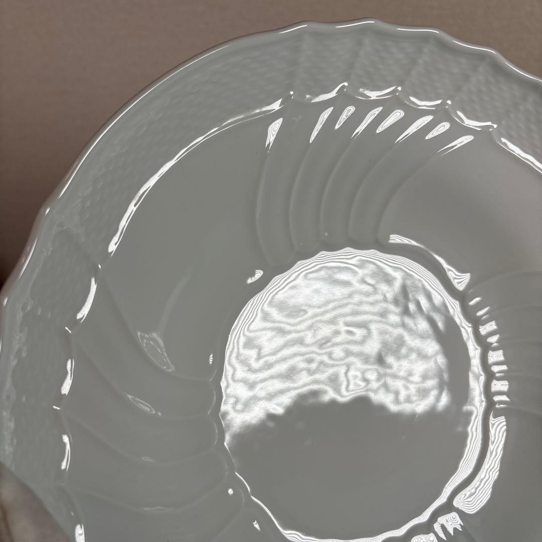 リチャードジノリ ベッキオホワイト ディーププレート 26㎝ 1枚