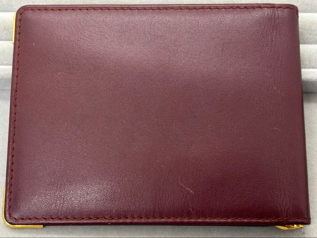カルティエ マストライン レザー マネークリップ　札入れ カード入れ　上品