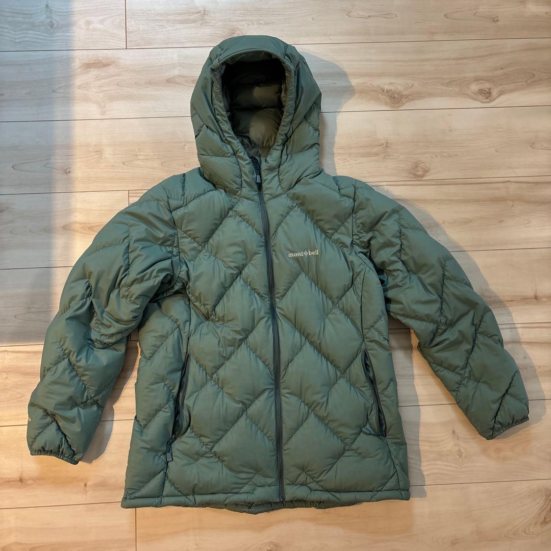 montbell ネージュダウンパーカー LーR 水色 希少カラー