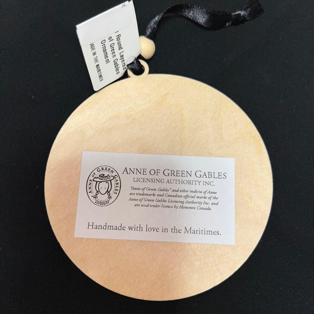 ゆらりん　グリーンゲイブルズ　木製オーナメント、木製キーホルダー　2点