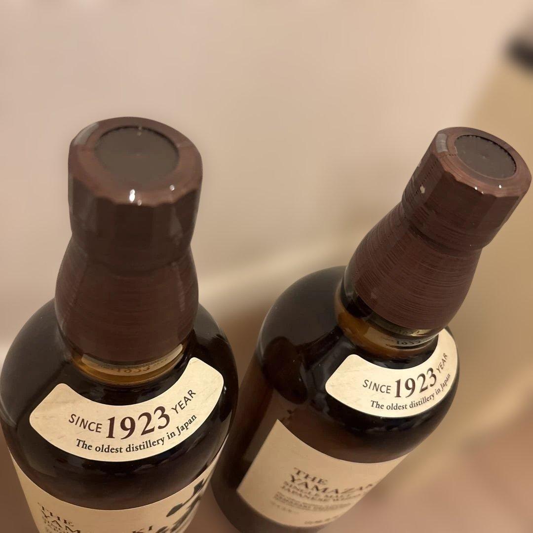 新品未開封山﨑　ウイスキー二箱