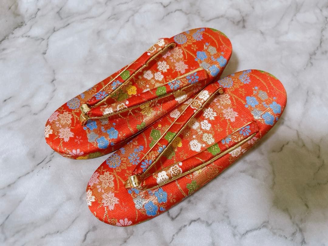 鹿の子柄♡七五三　7歳　女の子　フルセット　一式　赤系