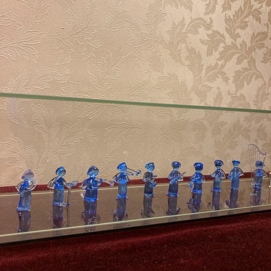 ガラス置き物　ケース付き