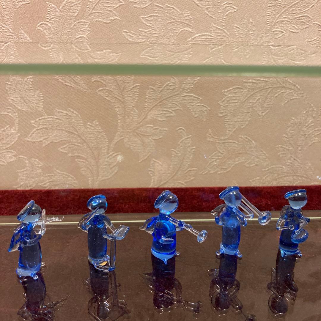 ガラス置き物　ケース付き