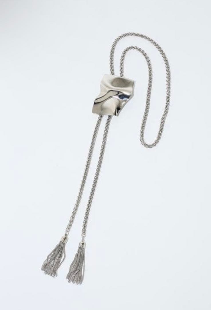 アクセサリー toga pulla silver loop tie