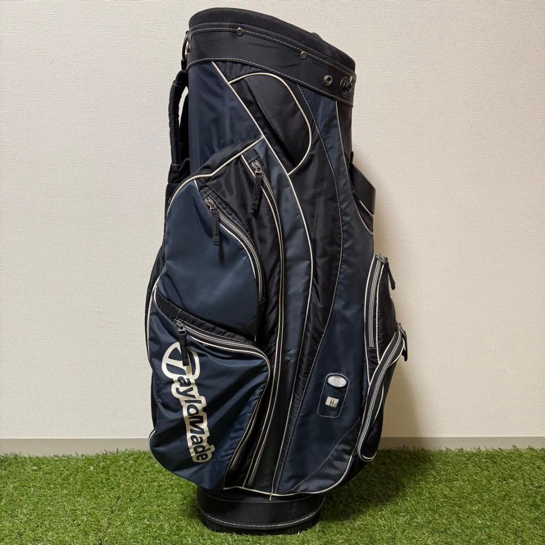 レア！ Taylormade キャディバッグ 14分割 軽量 多機能 ネイビー