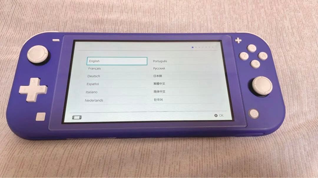 動作確認済　Nintendo Switch Lite ブルー 本体 ※箱無し
