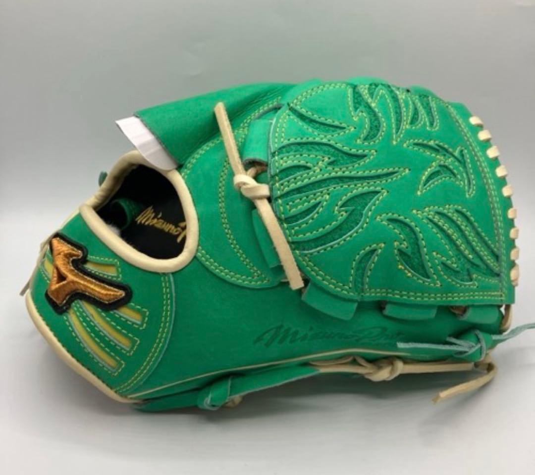 ミズノプロ 軟式オーダーグローブ 投手用 スカイブルー　今永モデル5ミリ小　新品