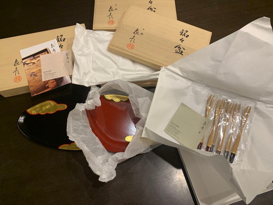 象彦　漆器セット　源氏雲シリーズ　定価62700円相当